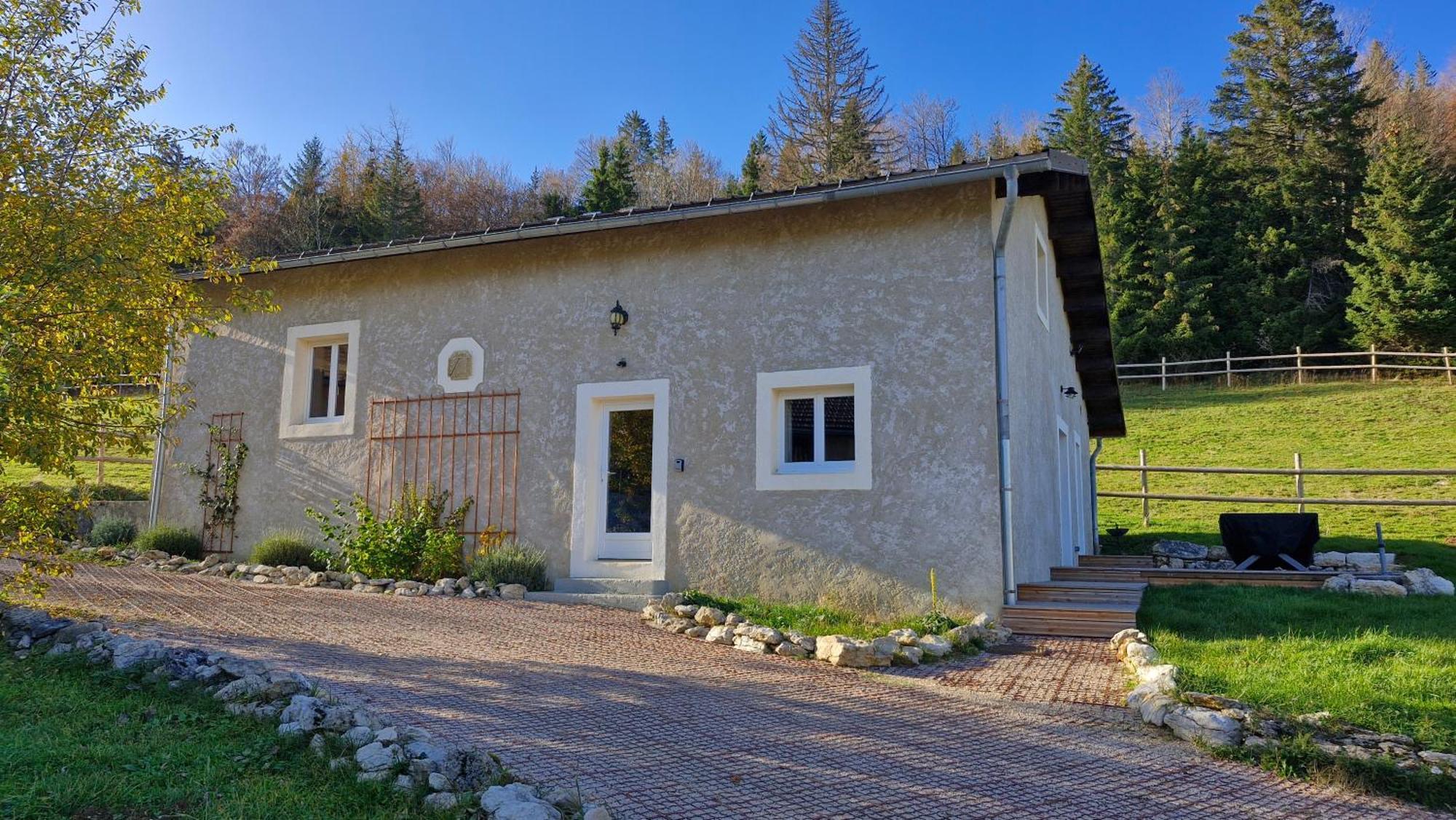 Gîte des 3 Marches Lamoura Exterior foto